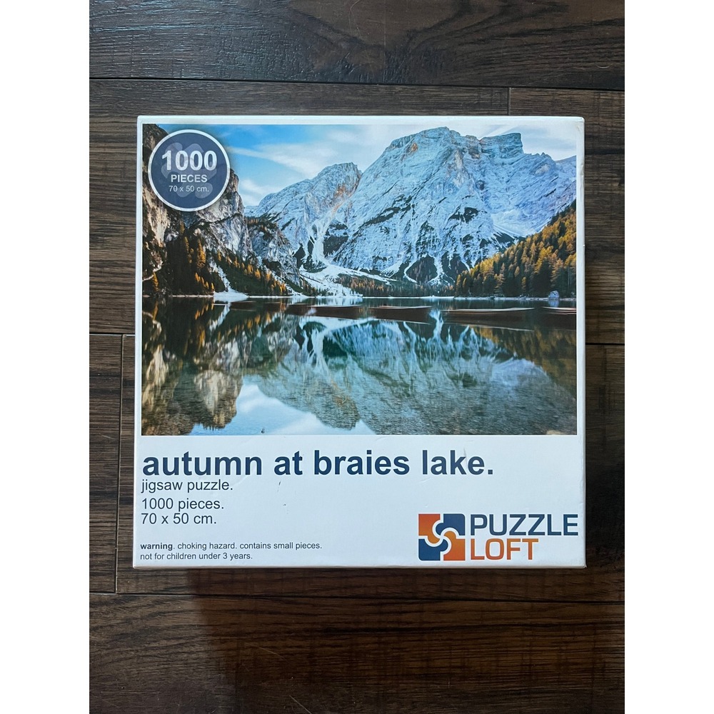 Puzzle Loft Autumn at Braies Lake Italy 1000 Puzzle‎ Pieces NEW